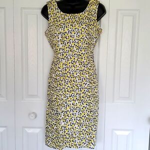 Escada | Lemon Pattern Mini Dress Sz 34
